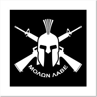 Mod.22 Molon Labe Greek Spartan Posters and Art